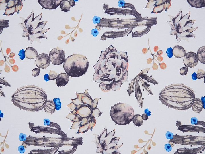 Woolpeach fabric by the yard -  Cactus floral print