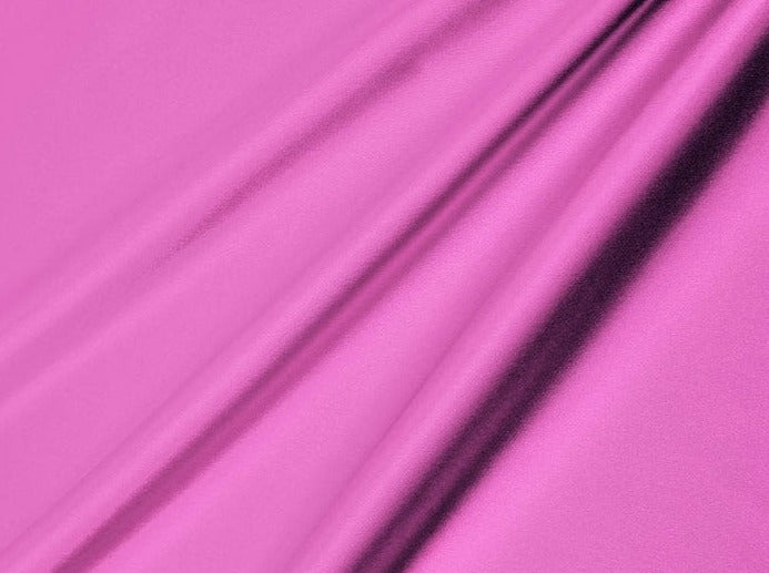 Charmeuse satin fabric by the yard - Pink soild