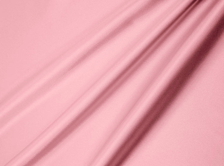 Charmeuse Satin fabric by the yard - Dusty Rose solid