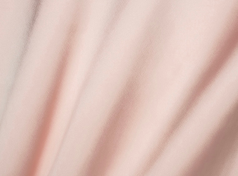 Charmeuse Satin fabric by the yard - Rose pink solid