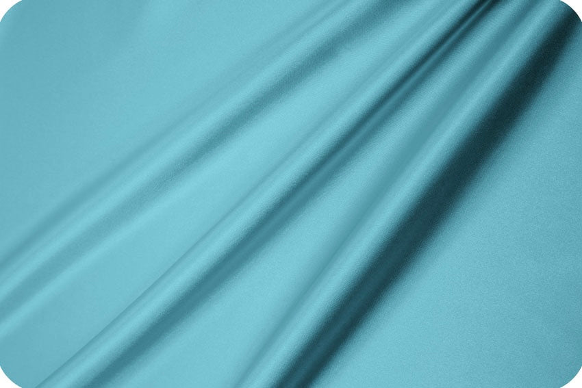 Charmeuse Satin fabric by the yard - Light Turquoise solid