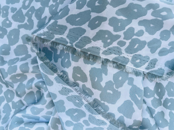 Lightweight  satin  fabric by the yard - Animal   print