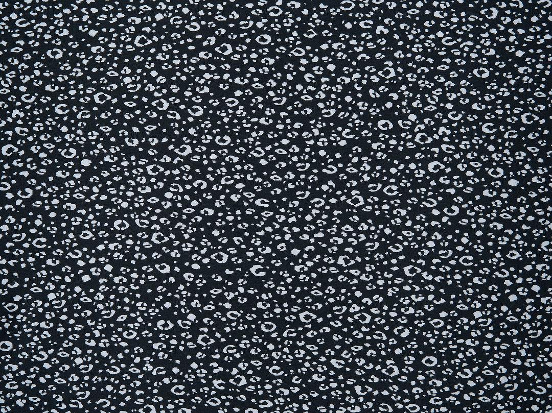 Faux silk charmeuse satin fabric by the yard -  animal  print