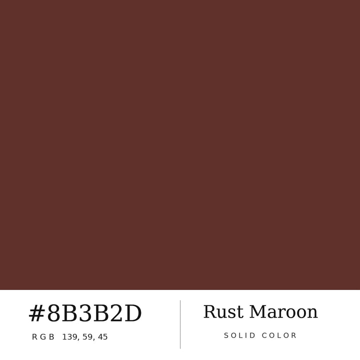 RUST MAROON SILK CHARMEUSE fabric by the yard - 44” wide  16 momme