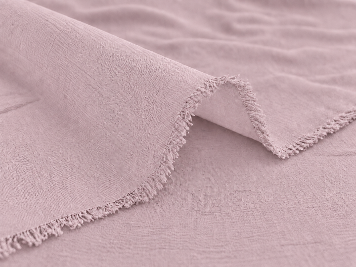DUSTY MAUVE - SILK CREPE DE CHINE fabric by the yard - 44” wide - 14momme