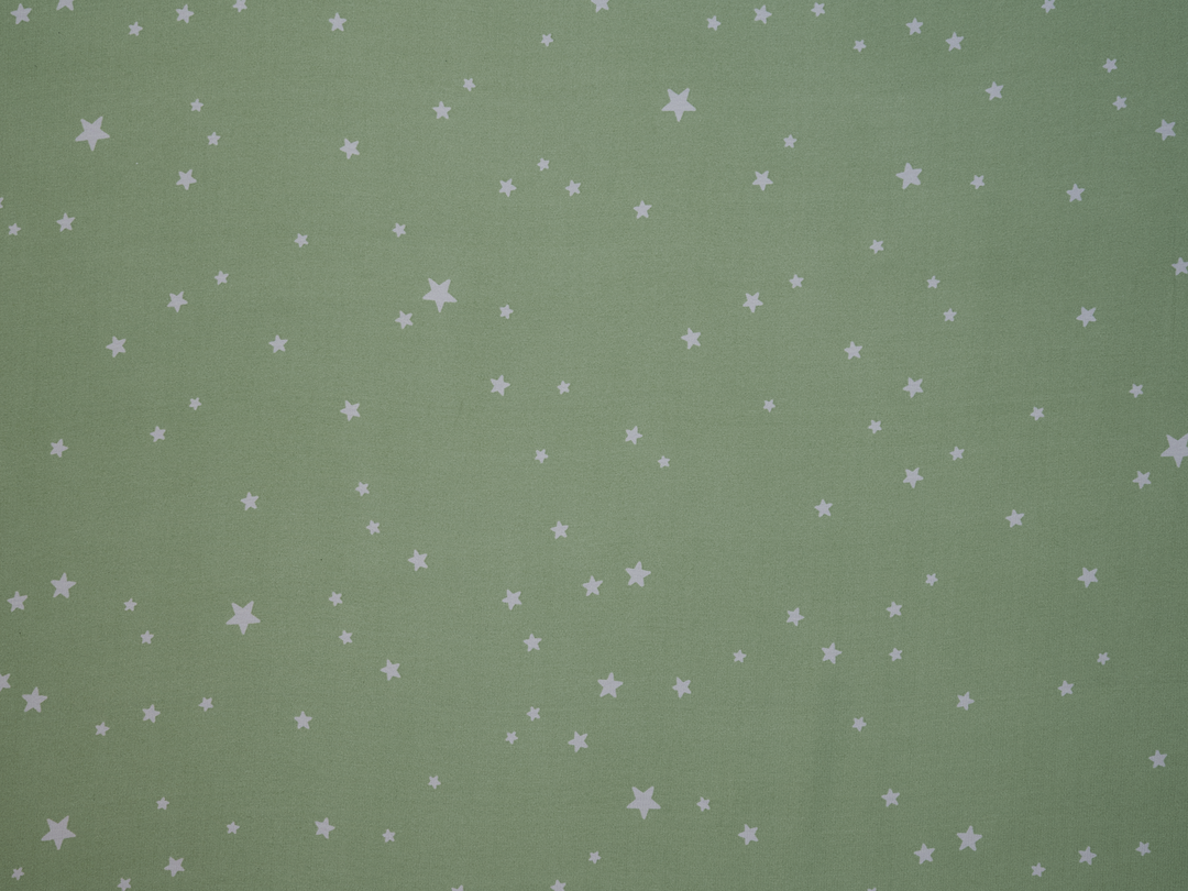 Lightweight  satin  fabric by the yard - Dainty Stars    print