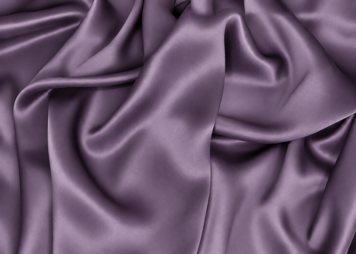 DUSTY PLUM Stretch SILK CHARMEUSE fabric by the yard -   16 momme 44”