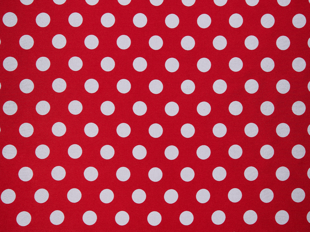 Charmeuse satin fabric by the yard  Polka dots print