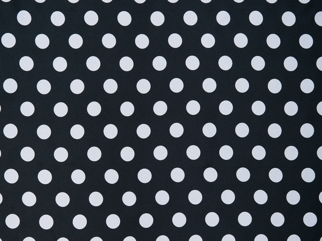 Charmeuse satin fabric by the yard Polka dots print