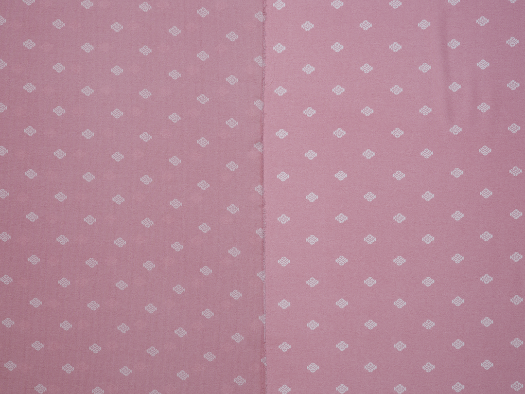 Lightweight  satin  fabric by the yard - small Motif print