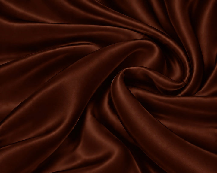 Maroon color silk fabric swirl 