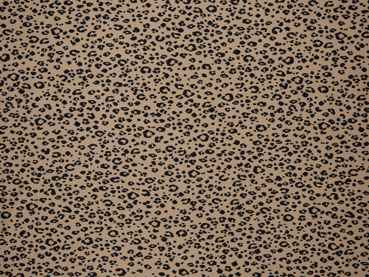 Faux silk charmeuse satin fabric by the yard -  animal  print