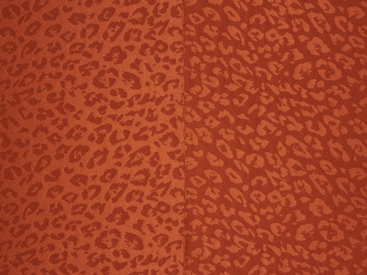 SILKY JACQUARD SATIN fabric by the yard - Cheetah jacquard pattern -  flowy fabric -