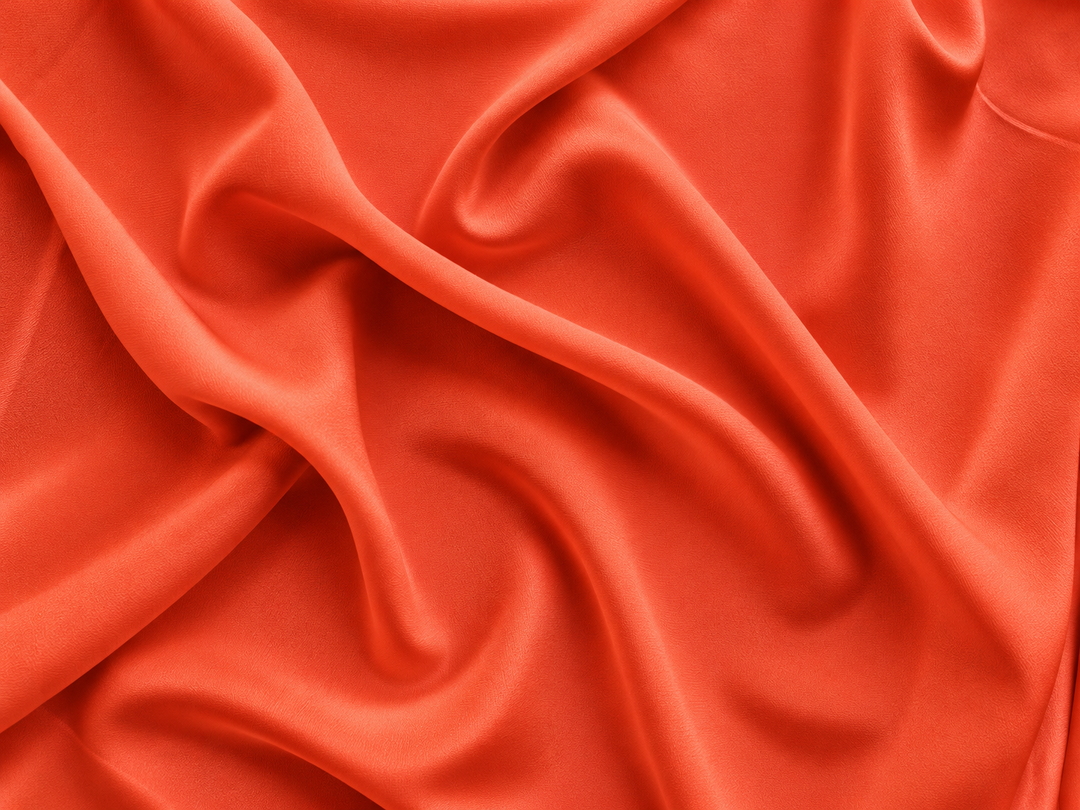 FIESTA -  SILK CREPE DE CHINE fabric by the yard  54” wide - 16momme