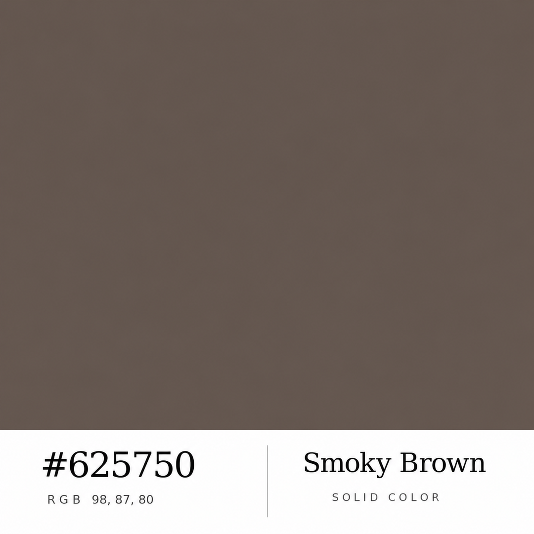 SMOKY BROWN - Lightweight  satin fabric by the yard -
