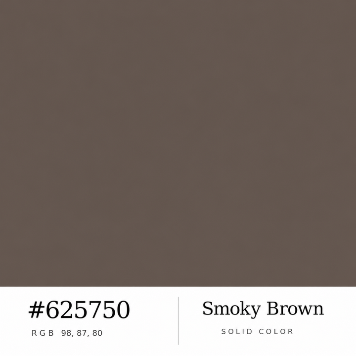 SMOKY BROWN - Lightweight  satin fabric by the yard -
