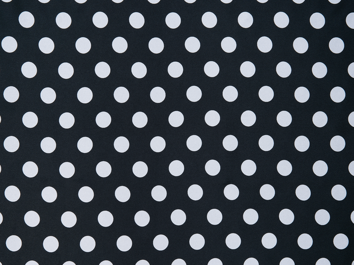 Charmeuse   satin fabric by the yard -  Polka  dots print