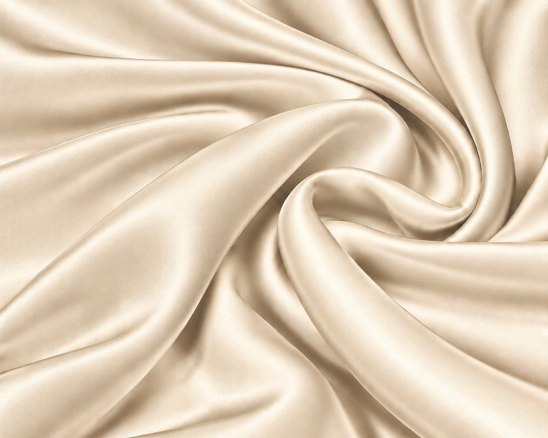 IVORY SILK SWIRL FABRIC 