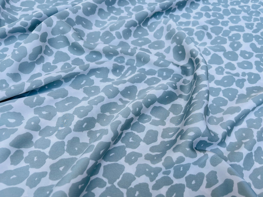 Lightweight  satin  fabric by the yard - Animal   print