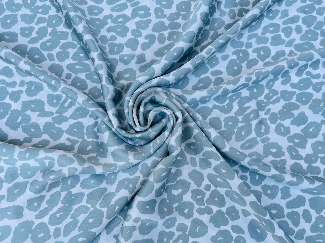 Lightweight  satin  fabric by the yard - Animal   print