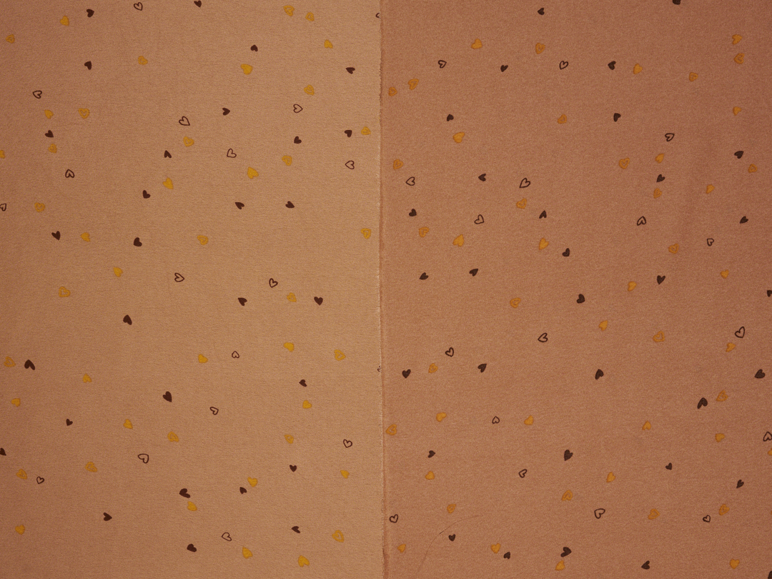 Lightweight  satin  fabric - Dainty hearts print