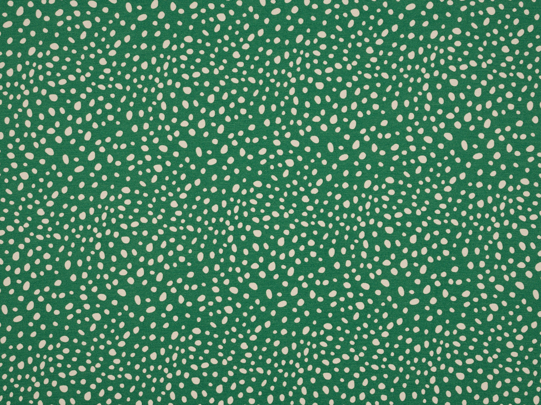Peachskin  fabric by the yard - Multi dots print