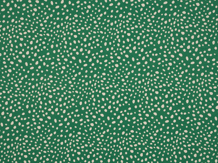 Peachskin  fabric by the yard - Multi dots print