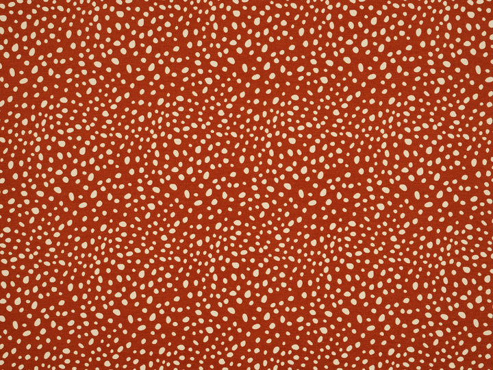 Peachskin  fabric by the yard - Multi dots print