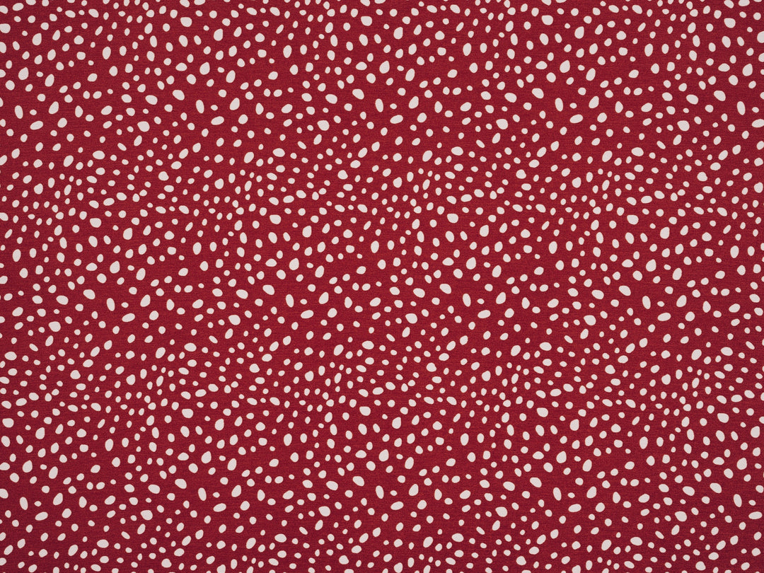 Peachskin  fabric by the yard - Multi dots print