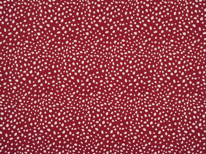 Peachskin  fabric by the yard - Multi dots print