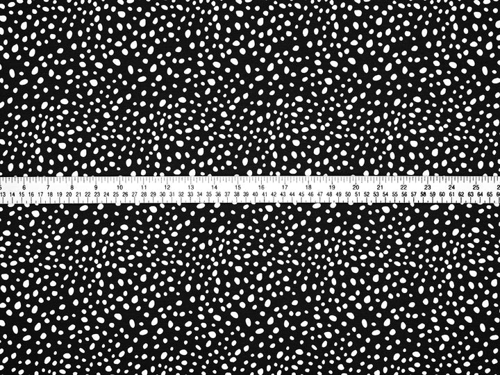 Peachskin  fabric by the yard - Multi dots print