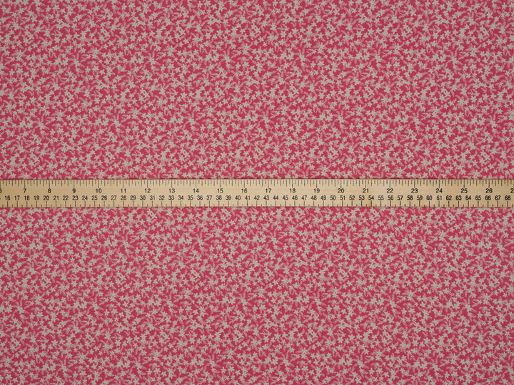 Peachskin  Fabric By The Yard - Dainty Floral Print
