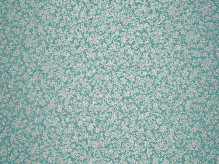 Dainty Floral     print - Faux Silk Jacquard Satin  Charmeuse Fabric By The Yard