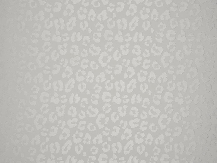 WHITE  - SILKY JACQUARD SATIN fabric by the yard - Cheetah jacquard pattern -  flowy fabric