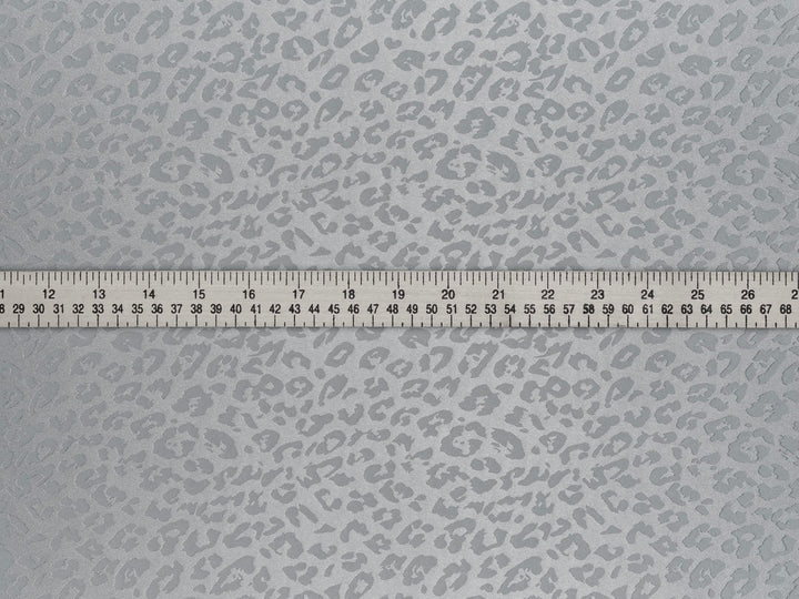 SILKY JACQUARD SATIN fabric by the yard - Cheetah jacquard pattern -  flowy fabric