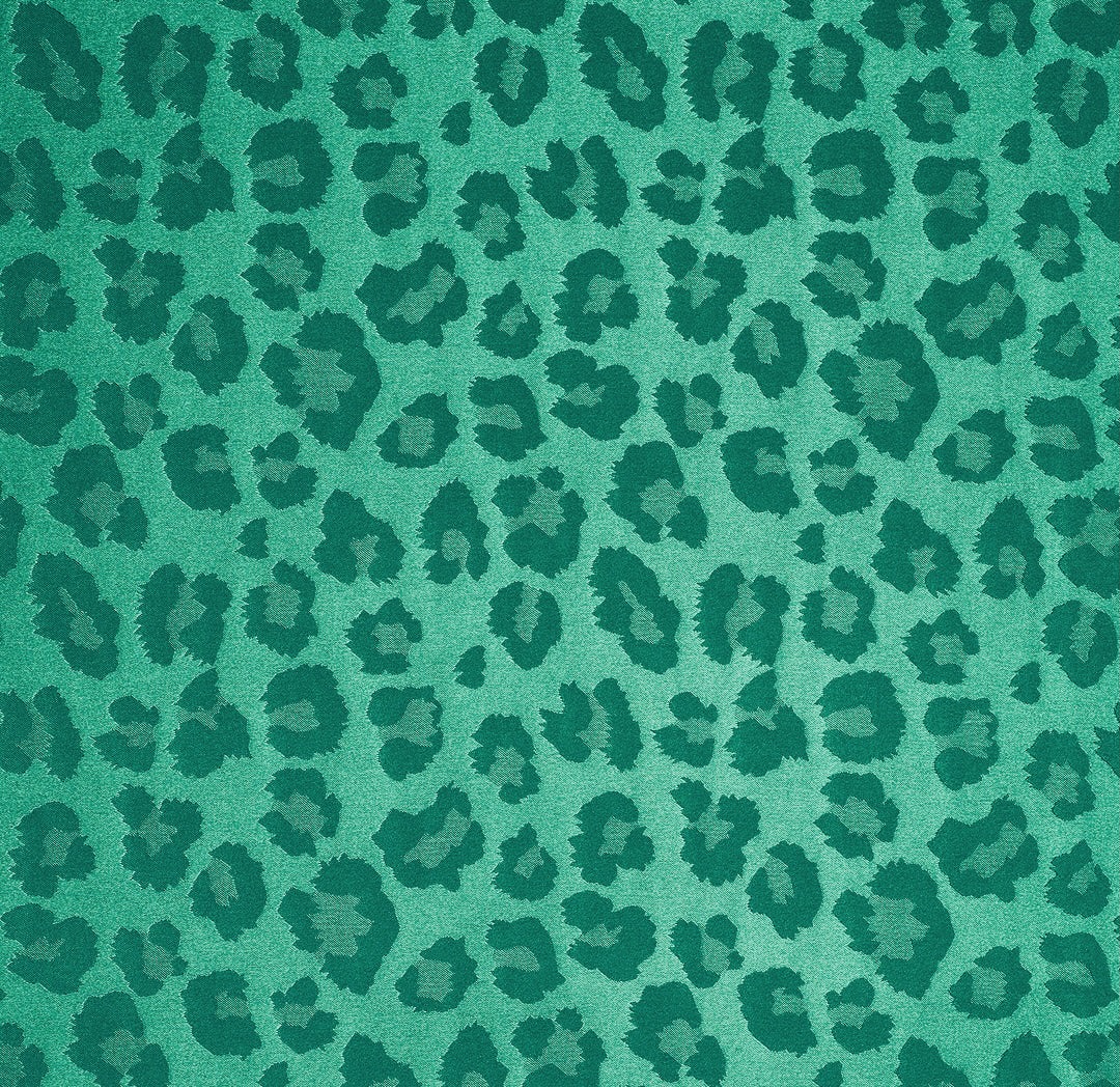 SILKY JACQUARD SATIN fabric by the yard - Cheetah jacquard pattern -  flowy fabric -