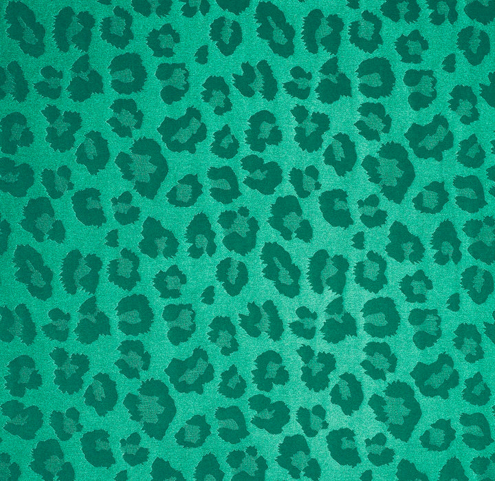 SILKY JACQUARD SATIN fabric by the yard - Cheetah jacquard pattern -  flowy fabric -