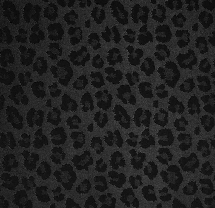 SILKY JACQUARD SATIN fabric by the yard - Cheetah jacquard pattern -  flowy fabric -
