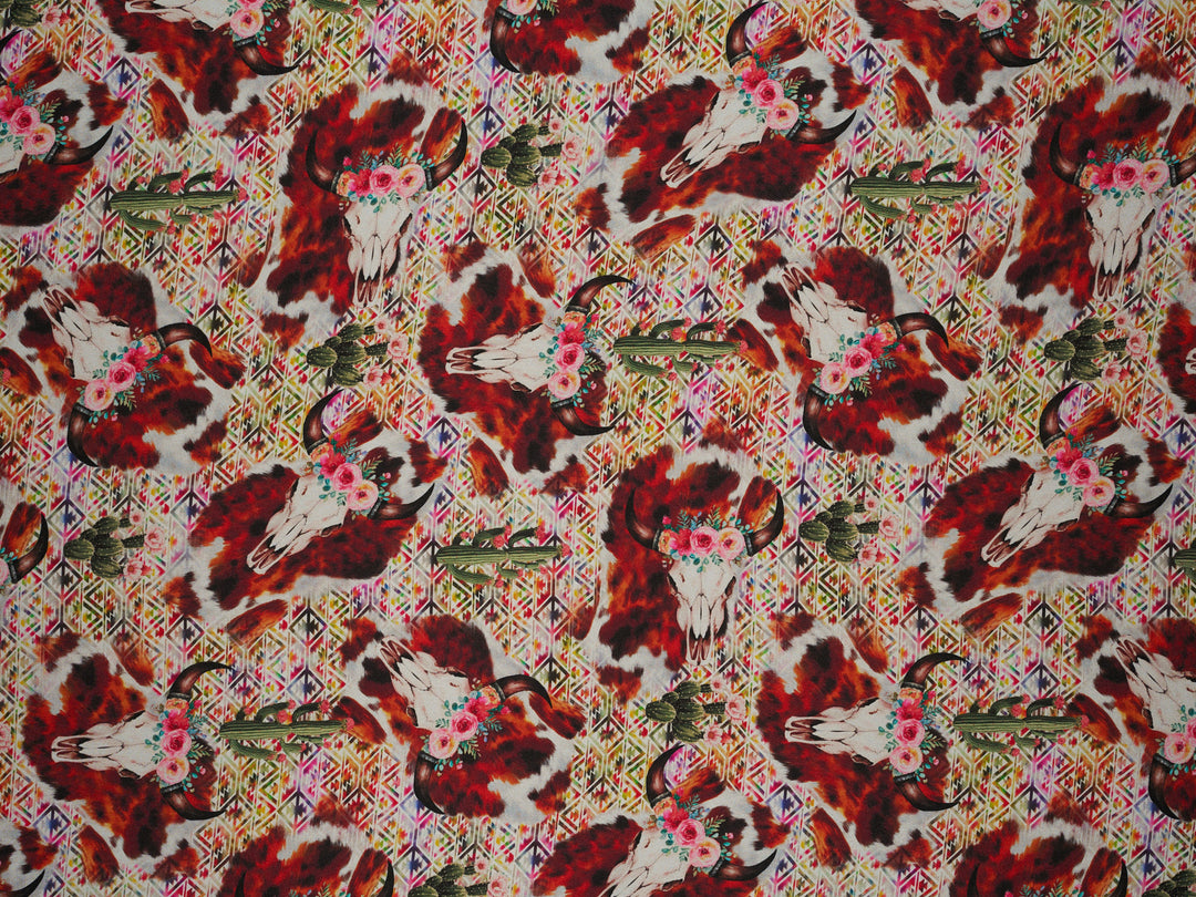 Silky Satin Charmeuse print - fabric by the yard -  sublimation print