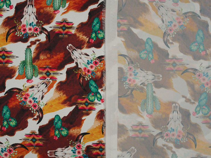 Silky Satin Charmeuse print - fabric by the yard -  sublimation print