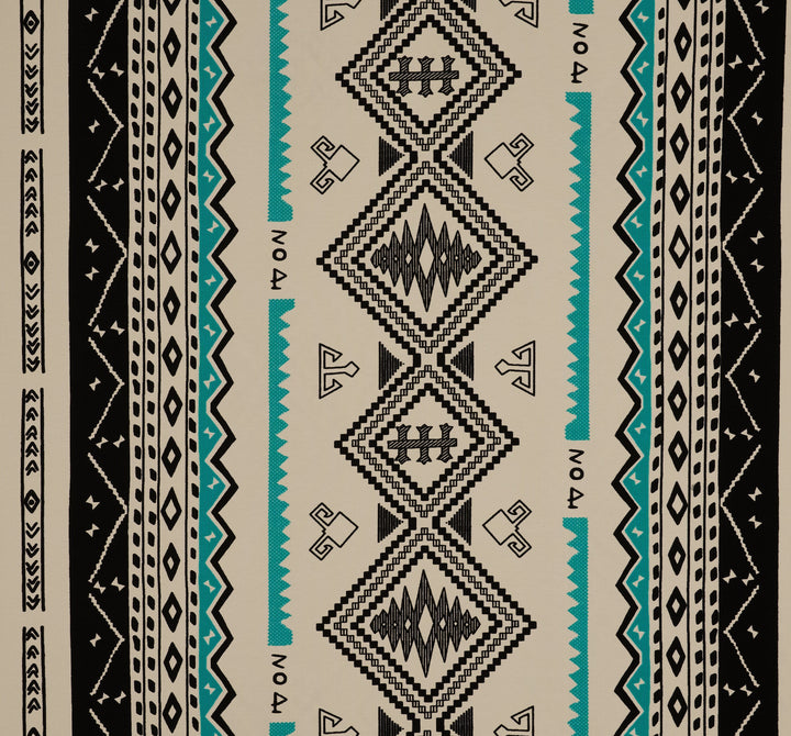 Peachskin  fabric by the yard -   Tribal   Aztec print