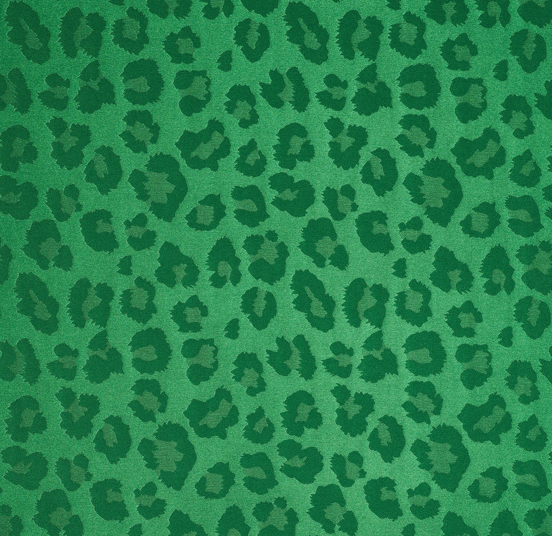 SILKY JACQUARD SATIN fabric by the yard - Cheetah jacquard pattern -  flowy fabric -