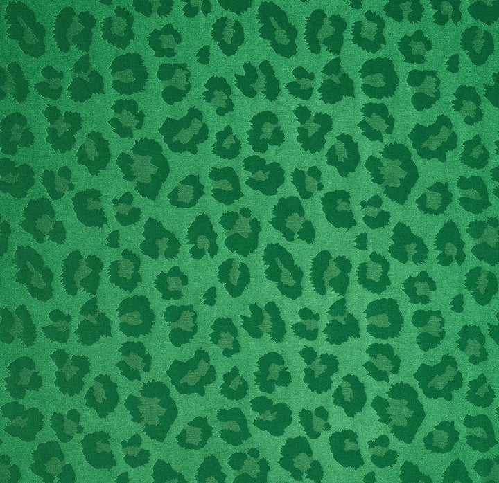 SILKY JACQUARD SATIN fabric by the yard - Cheetah jacquard pattern -  flowy fabric -