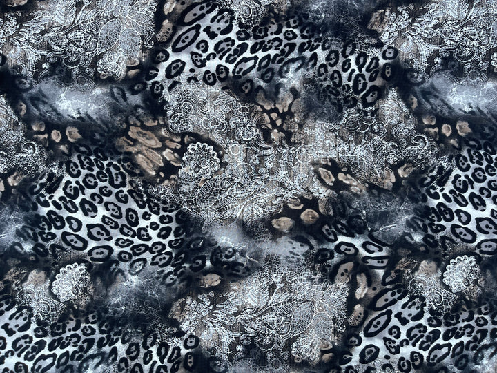 Woolpeach Fabric By The Yard -  Paisley Animal Print