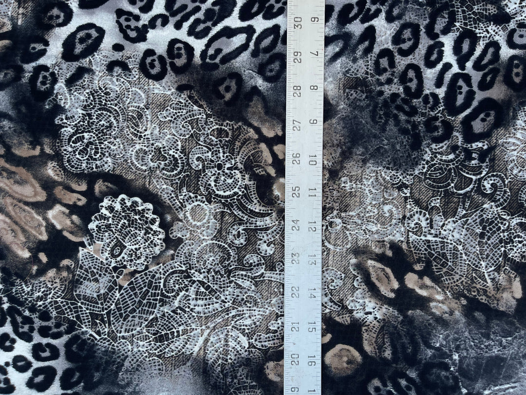 Woolpeach Fabric By The Yard -  Paisley Animal Print
