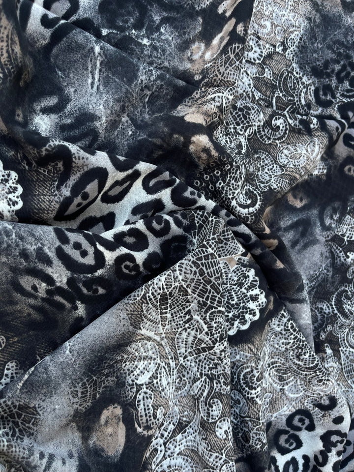Woolpeach Fabric By The Yard -  Paisley Animal Print