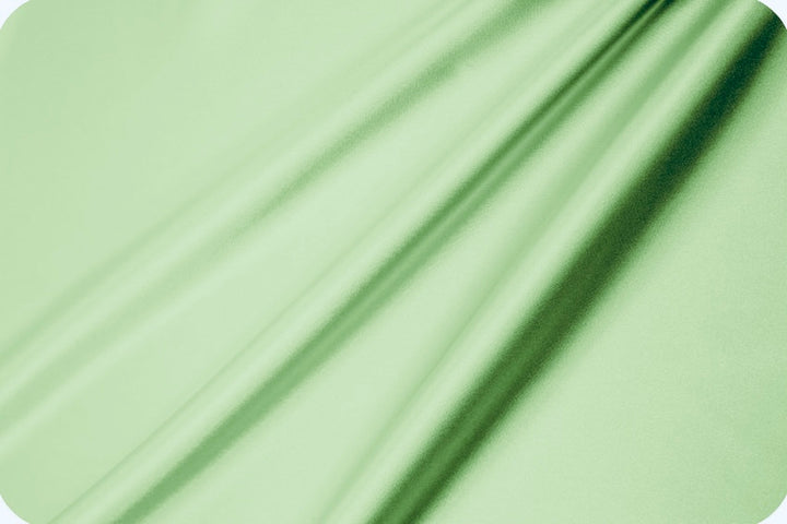 Charmeuse Satin fabric by the yard -  Ivy  solid