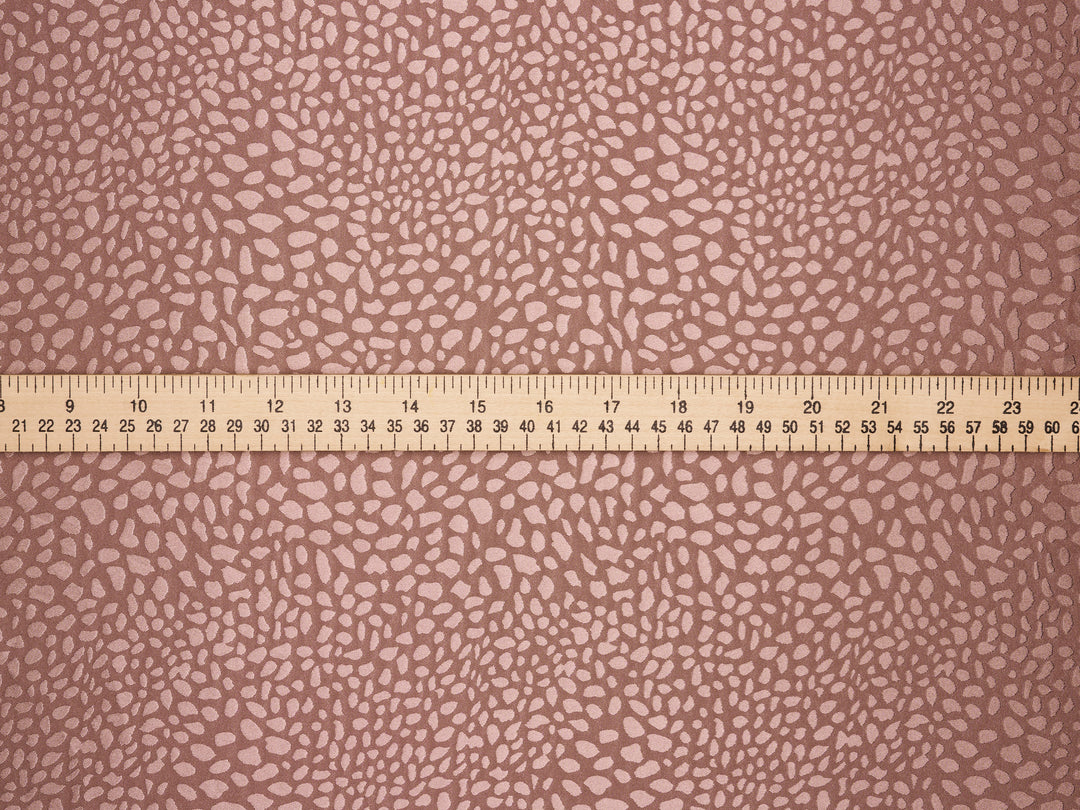 SILKY JACQUARD SATIN fabric by the yard - small Cheetah jacquard pattern -  flowy fabric