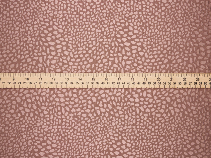 SILKY JACQUARD SATIN fabric by the yard - small Cheetah jacquard pattern -  flowy fabric