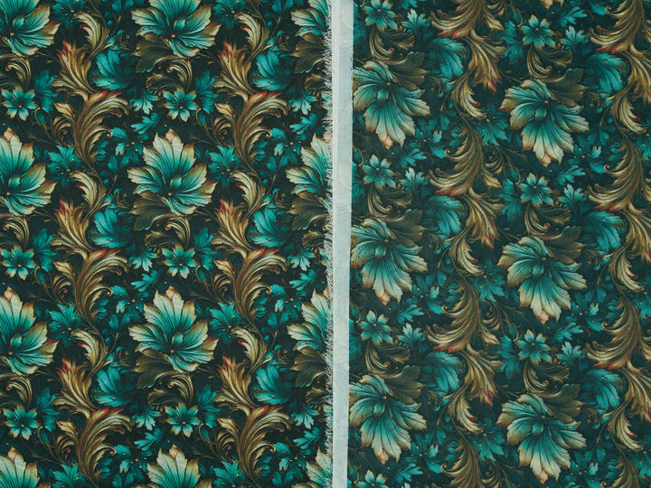 Silky Satin Charmeuse print - fabric by the yard -  double sublimation print